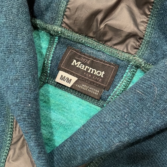 Marmot Grace Sweater Blue Size Medium Pullover Fleece - Picture 6 of 12